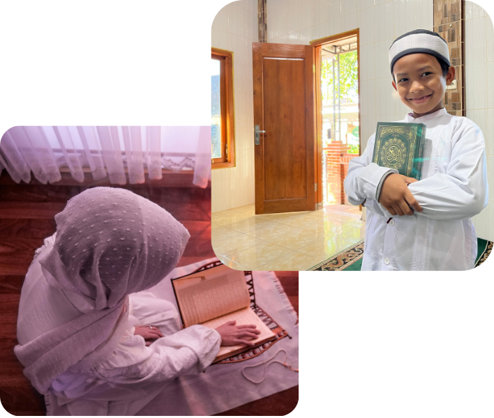 Teacher tracking a student’s Quran recitation progress
